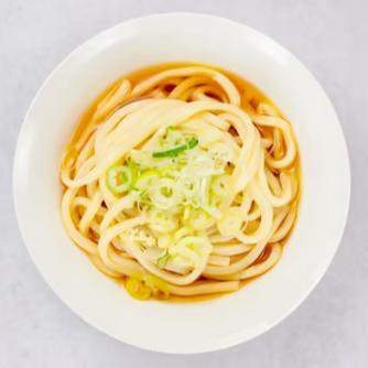 大盛りかけうどん