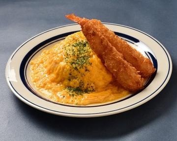 エビフライ＆オムライス Fried Shrimp ＆ Omurice