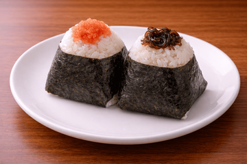 おにぎり2個(明太子・昆布)