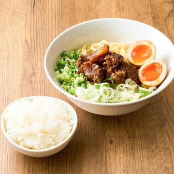 【セット】肉ネギまぜそばと白ごはん Mazesoba with Rice
