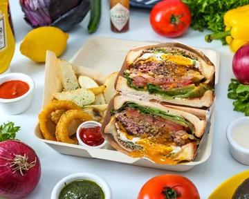 【新商品！】 パティーメルトサンドイッチ -Patty Melt Sandwich-
