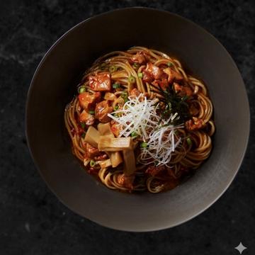 酸味と辛味のピリ辛まぜそば【並盛】