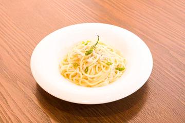 【ランチ】青唐辛子とちりめんじゃこの生スパゲティー