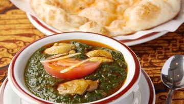 ほうれん草とチキンカレー sag chicken curry