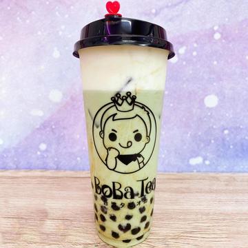 抹茶ケーキミルクティー