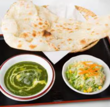 ほうれん草マトンカレーセット sag mutton set