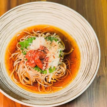 梅とろろぶっかけ蕎麦