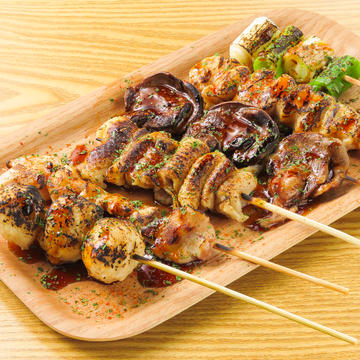 焼き鳥六種盛合わせ
