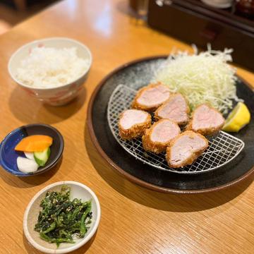 Sひれかつ定食 150g