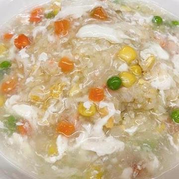 カニ玉子あんかけチャーハン