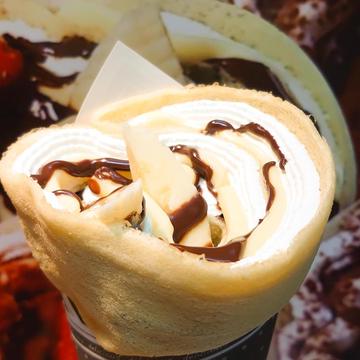 チョコバナナカスタード生クリーム