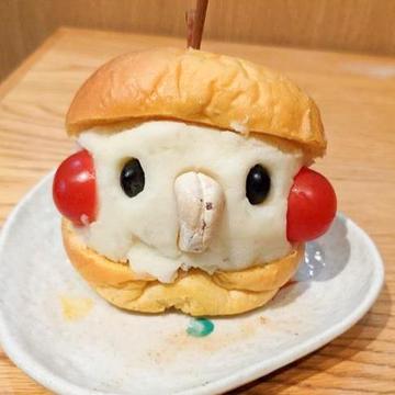 オカメバーガー(白)
