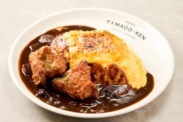 唐揚げオム＆炙りチーズ
