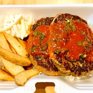激辛メキシカンSALSAダブルハンバーグ320g!!! 選べるポテト・ライスセット