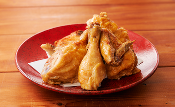 鶏の素揚げ(半身)