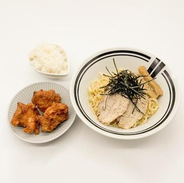 油そばセットA(油そばと唐揚げと追い飯)