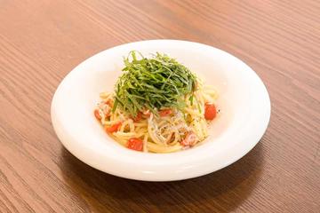 釜揚げしらすと大葉の生スパゲティー