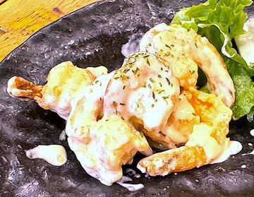 【エビマヨ】 小エビの天ぷらマヨソース