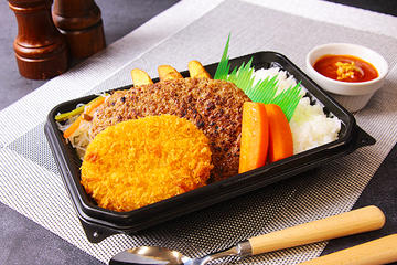 BIGハンバーグ＆コロッケ弁当