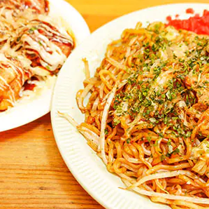 たこ焼き(6個入り)+焼きそばセット
