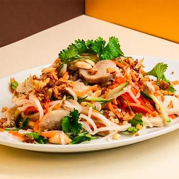 ベトナム風ヘルシーなチキンサラダー A healthy chicken salad