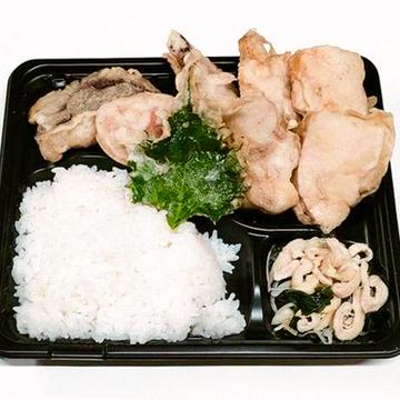 鶏の天ぷら定食(4個)