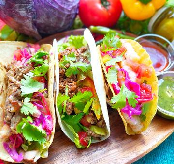 タコス・デ・サルモン(スモークサーモン)tacos de salmn