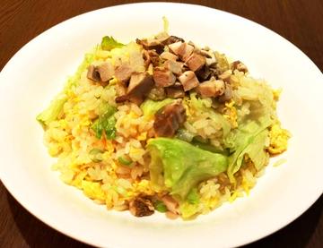 チャーシューレタス炒飯 Roasted Pork With Lettuce Fried Rice