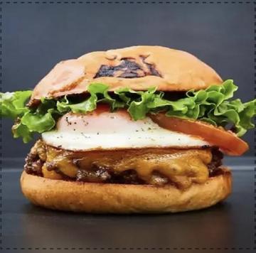 チーズエッグバーガー