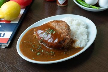 ハンバーグカレーライス hamburg on the curry rice