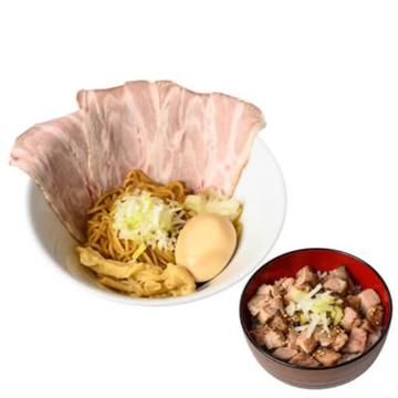 油そば+ミニ炙り丼セット