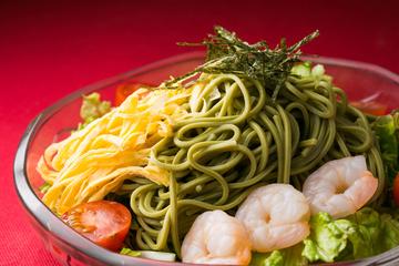 茶そばサラダ