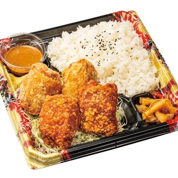 旨辛ガーリックからあげ合盛り弁当