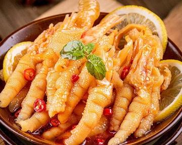 酸っぱ辛い骨なし鶏もみじ(酸辣无骨爪 300g)