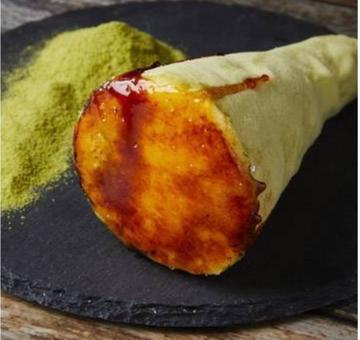 抹茶アイスクレープブリュレ Matcha Ice Cream Crepe Brulee