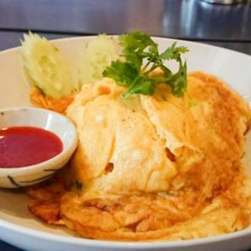 ライス付 タイ屋台たまご焼きライス   Kaicyodonburi カイチョウオムサップ