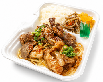 牛カルビ＆味噌ホルモン弁当