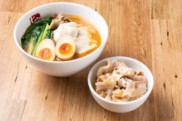 店長おすすめトッピング!スープ春雨+豚しゃぶご飯