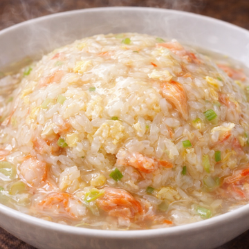 カニ肉入りあんかけチャーハン