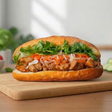 【人気No.2 】レモングラスチキンバインミー | Lemongrass Chicken Banh Mi