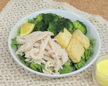 one size 【蒸し鶏とロースト豆腐のブロッコリーサラダ】 Chicken ＆ Broccoli