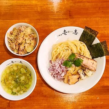 炙り葱塩付けそば 焼豚丼(小)セット