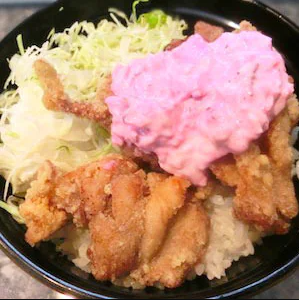 唐揚げ丼タルタル