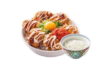 にんにくマシマシから揚げ超特盛丼