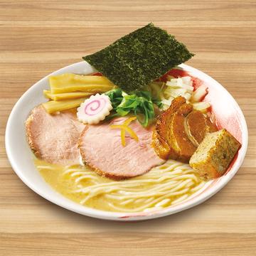 チャーシュー鶏魚介そば