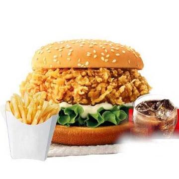 クリスピーチキンバーガーポテトドリンクセット