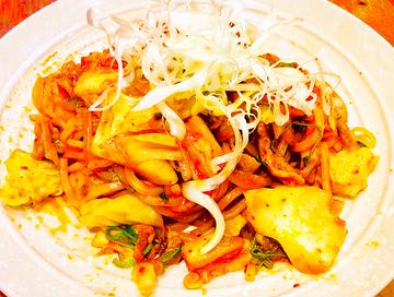 【オリジナル】 味噌キムチ焼うどん