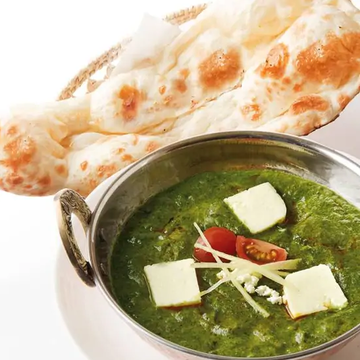 サグパニールカレーセット(ほうれん草) Saag Paneer Curry Set