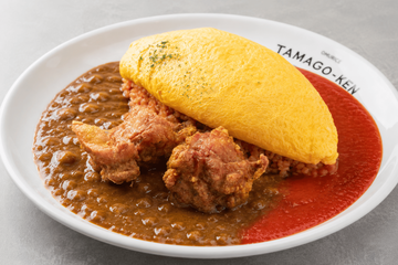 トマト＆カレーオム＆唐揚げ