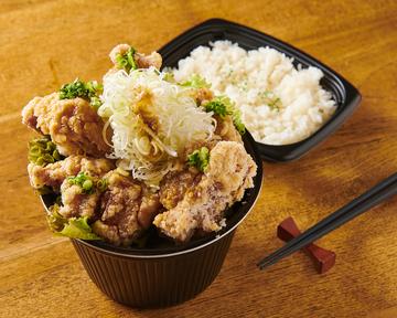 鶏もも唐揚げ 中華風ネギソース ごはんセット